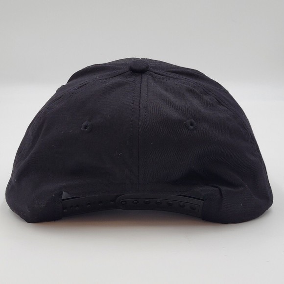 Alaska Flying Eagle Embroidered Logo Black Snapback Trucker Hat Cap 100% Cotton - Picture 5 of 9